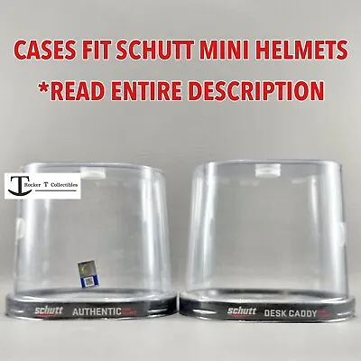 Lot(2) Schutt NCAA Mini Helmet Retail Display Empty Container Box Case Miniature • $5.99