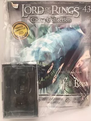 Eaglemoss Fell Beast 43 Lord Of The Rings LOTR CHESS COLLECTION FIGURE MAGAZINE • £9.99