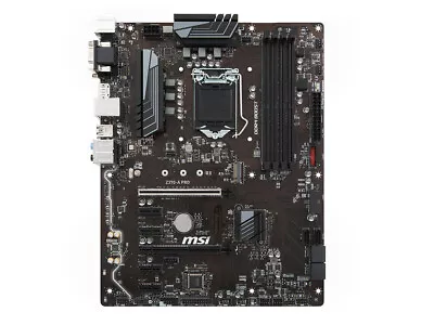 FOR MSI Z370-A Pro Motherboard Intel 1151Pin DDR4*4 64G DP DVI VGA ATX Tested OK • $196.01