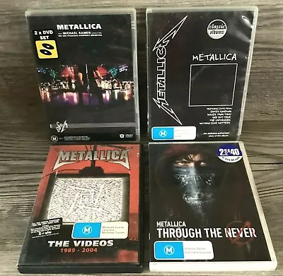 METALLICA DVD Through The Never Michael Kamen Concert Videos 1989-04 Black Album • $27.82