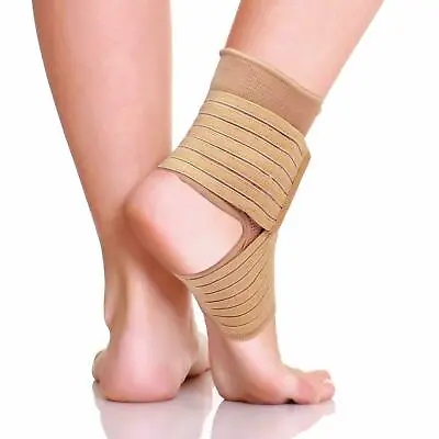 £3.99 • Buy Ankle Support Compression Strap Weak Ankles Sports Injury Pain Sprains Wrap Gym