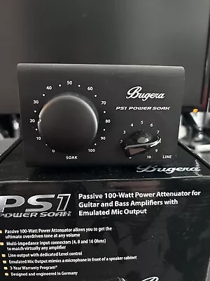 Bugera PS1 Power Soak Passive 100W Power Attenuator  • $50