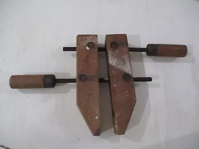 Antique HARGRAVE Wooden Clamp • $15