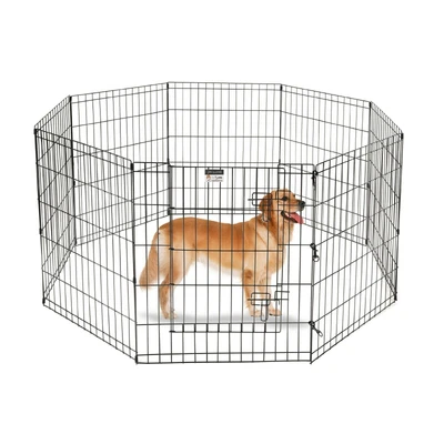 $44.99 • Buy 30  Playpen For Dogs Eight 24  Wide X 30  High Panels Outdoor Indoor