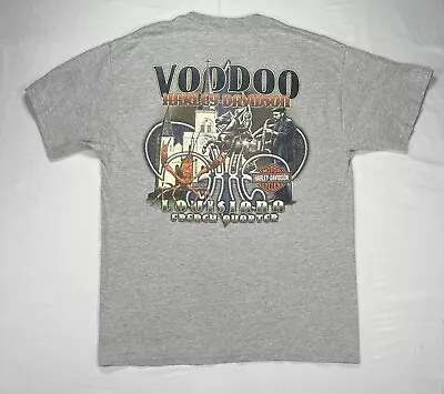 Harley Davidson Men’s Sz L Graphic French Quarter New Orleans Voodoo T-Shirt • $27.89