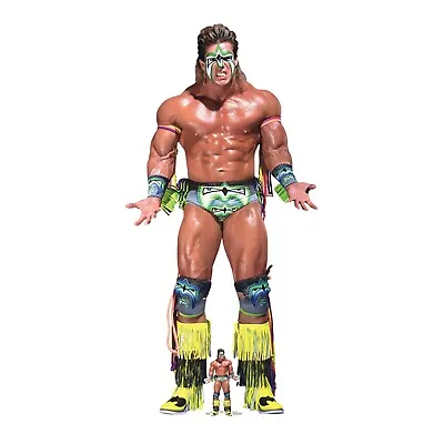 The Ultimate Warrior Lifesize Cardboard Cutout Official WWE With Free Mini • £38.99