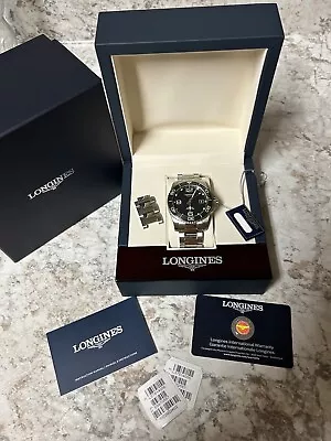 Longines HydroConquest Automatic Black Dial Men's Watch L3.781.4.05.6 • $1199.99