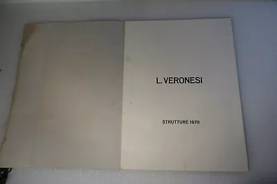 Luigi Veronesi Art Prints Strutture 1970 Portfolio Limited Edition Signed  • $500