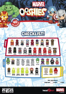 Ooshies Marvel Series 1 • $6