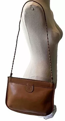 VTG Marley Hodgson Shoulder Bag Ghurka# 40 Brown Hippie Leather Purse Med USA • $94.88