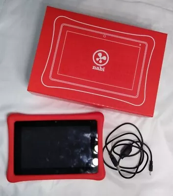 Nabi 2 NV7A 8GB Red WIFI Use Only TABLET For Parts/Won't Charge • $13.99