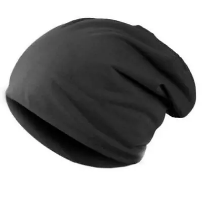 Beanie Thin Plain Knit Hat Baggy Cap Cuff Slouchy Skull Hats Ski Unisex Hip Hop • $4.59