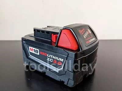 GENUINE Milwaukee M18 Red Lithium-ion XC 3.0Ah 18V Battery 48-11-1828 • $46.94