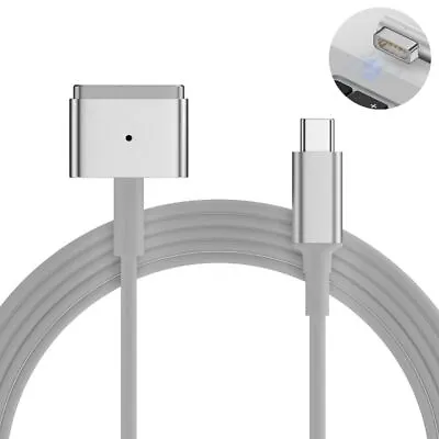 Indicator Light USB Type-C To Magsafe 1 2 Charging Cord For Macbook Air Pro • £6.48