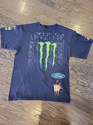 Ken Block OG #43 DC Monster Energy T -Shirt Size M Pipelli Ford Dirt 3. Used • $20