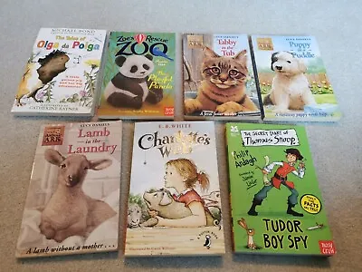 Animal Book Bundle Kids Childrens Lucy Daniels Charlotte's Web • £4.50