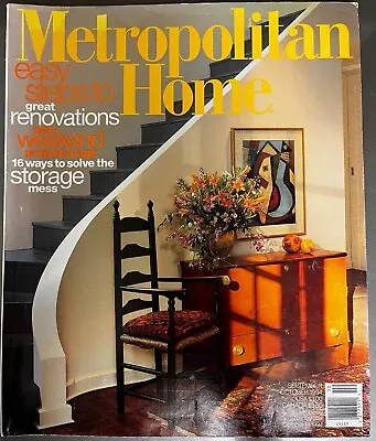 METROPOLITAN HOME Magazine ~ Sept/Oct 1994 • $16.98