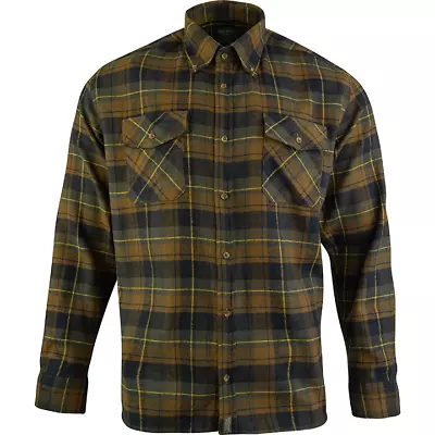 Jack Pyke Flannel Shirt Brown Check Pattern Country Hunting Shooting • £22.95