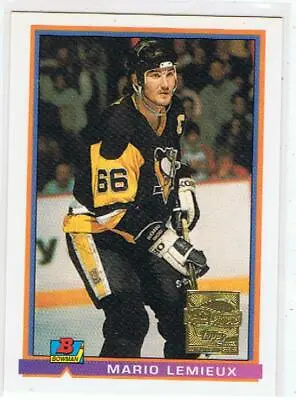 2001-02 Topps MARIO LEMIEUX Reprints Pittsburgh Penguins # 10 Of 10 • $3.64