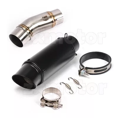 Slip On Link Pipe Exhaust Muffler Pipe For Kawasaki Ninja 400 NINJA250 2017-2023 • $92.99