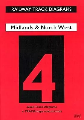 Midlands And North West: Bk.4 (Railway Track Diagrams)  Used; Acceptable Book • £9.59