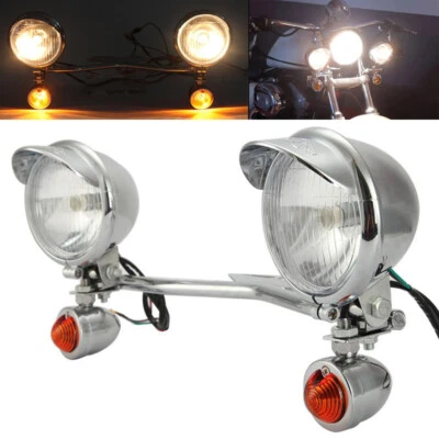 $69.99 • Buy  Passing Light Bar Turn Signals For Yamaha V-Star Vstar V Star XVS 1100 Custom