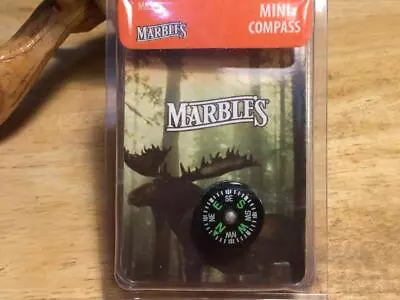 Marble's Small Mini Pocket Compass 3/4  Diameter Glow In The Dark Markings MR355 • $4.98