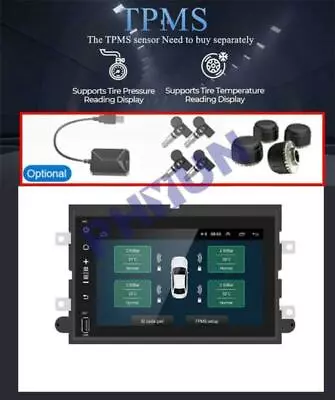 GPS-Navigation 7 Android 10.1 Car Stereo Radio 1+16GB For FORD F150 F250 F350 • $160.81