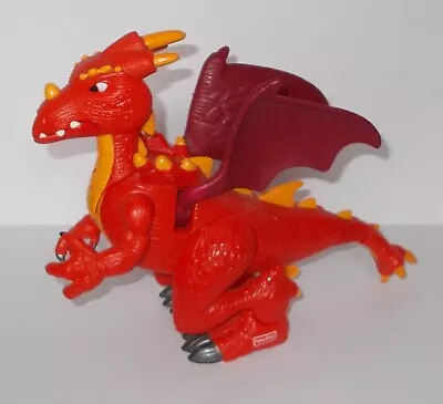 Roaring Sounds Imaginext Action Tech Interactive Castle Red Dragon • £6