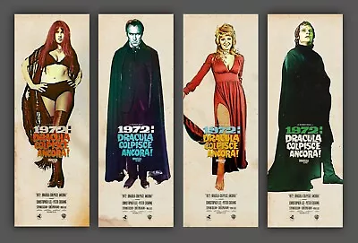 DRACULA AD 1972 Hammer Horror Film Art Print Posters Christopher Lee • £19.99