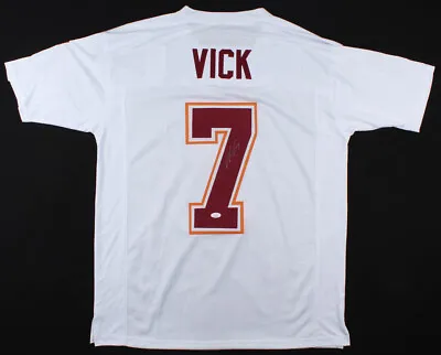 Michael Vick Signed Virginia Tech Hokies Jersey (JSA COA) #1 Pick 2001 NFL Draft • $143.96