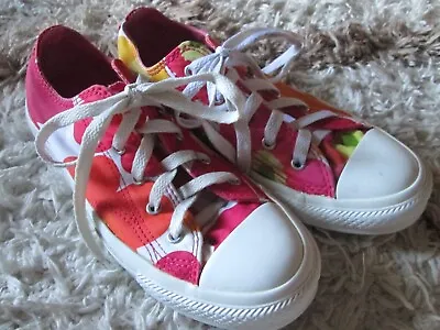 Converse X Marimekko All Star Print Design Floral Shoes Womens Sz 6 537176C • $49.99