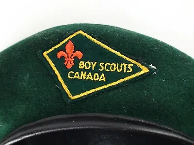 Boy Scouts Of Canada Beret | Green | Vintage | • $2.48