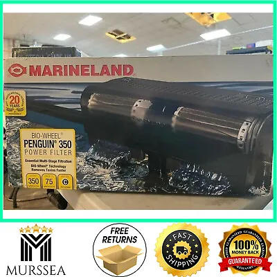 MarineLand Penguin 350 BIO Wheel Power Filter 50 To 70-Gallon  350 GPH • $56.85