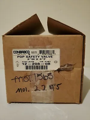 Apollo Conbraco 12-208-08 Pop Steam Relief Safety Valve 3  MF 4100 LB/HR 15 PSI • $399.99