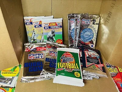 $10.99 • Buy GREAT LOT OF OLD UNOPENED FOOTBALL CARDS IN PACKS From The 🔥Early 90's🔥