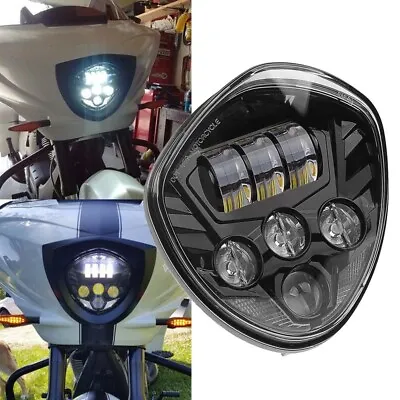 LED Motorcycle Headlight For Victory Cross Country Magnum Hammer Vegas 8 Ball • $74.99