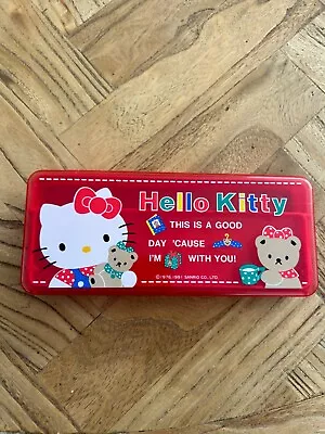 Vintage Hello Kitty Pencil Case • $30