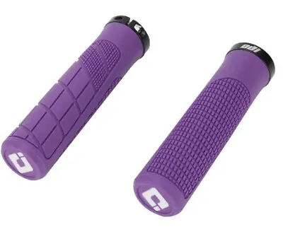 ODI Mountain Bike And BMX HANDLE BAR GRIPS Lock On Lock Anti-Skid Rubber Purple • £8.99