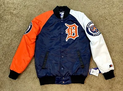 DETROIT TIGERS Starter SPECIAL ED. Snap Down Jacket S M L XL 2X • $115.99