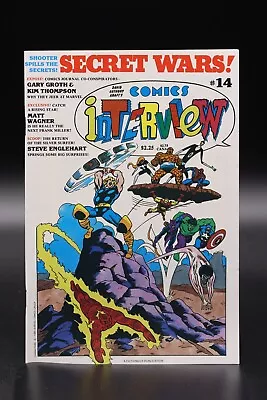 Comics Interview (1983) #14 Zeck Cover Secret Wars Matt Wagner Englehart VF/NM • $20