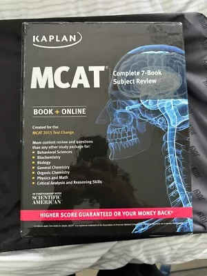 Kaplan MCAT 2015 7-Book Subject Review Book Set • $10