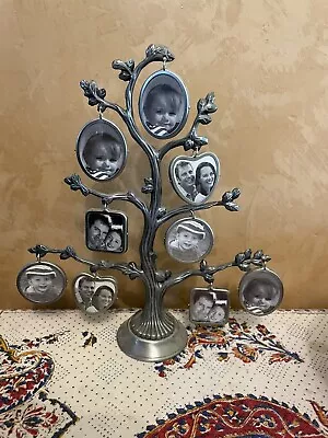 Family Tree Photo Frame- 9 Mini Hanging Frames Hold 18 Photos 10  Unboxed AS-IS • $8