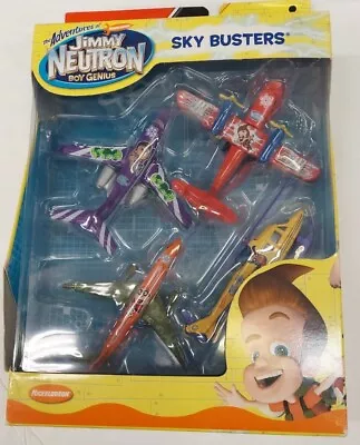 Matchbox Nickelodeon The Adventures Of Jimmy Neutron Sky Busters Airplanes New • $39.95
