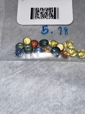 5.78 CTW Mixed Treated Multi Color Sapphires • $18.87