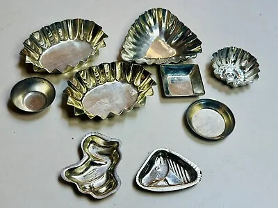 Vintage Miniature Tin Tart Cake Candy Baking Molds Lot Of 9 • $8.99