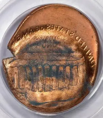 $499.97 • Buy PCGS MS65RD 25% Off Center Mirror Brockage Lincoln Cent Mint Error Amazing!