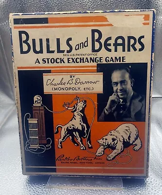 Bulls And Bears A Stock Exchange Game- Parker Bros – 1936 • $19.99