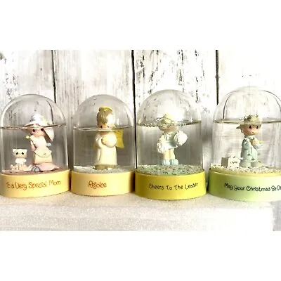 VINTAGE 1984 1983 Precious Moments TO A VERY SPECIAL MOM Snow Globe Lot 4pc • $16.10