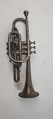 Vintage American Standard Silver Trumpet • $215.99